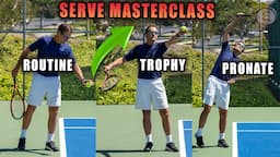 36 Minute Long Serve MASTERCLASS! | Tennis Serve Lesson