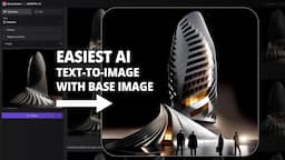 Easiest way to use a base image for AI prompts for architecture and design with dreamstudio.ai