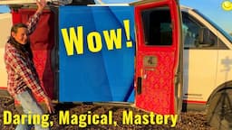 He Broke the Rules! You won't believe what this DIY van BUILD looks like inside!