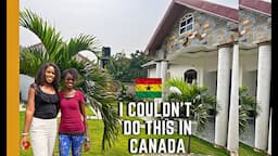 I BUILT THIS BEAUTIFUL HOME IN GHANA AND GREW MY OWN FOOD SO I CAN MOVE TO GHANA