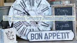 French Farmhouse Country Kitchen DIY Decor | Easy Diy Techniques with IOD Stamps