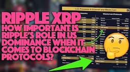 Ripple & XRP Dominant Share Over US Blockchain Protocols & How It Stand Up To US Internet Companies