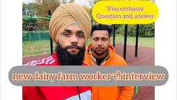 new Indian man work in Europe Hungary 🇭🇺/dairy farm worker interview ​⁠@Parmhungary #dairyfarm