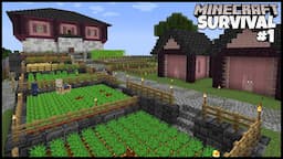 Cherry Starter House - Minecraft Guru 1 - Survival Let's Play Series