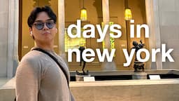 New York Vlog | the MET museum, eating good, reuniting with friends