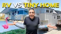 TINY HOME VS RV | Which would you choose? #TinyHouse