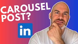 How To Create A Linkedin Carousel Post 2023