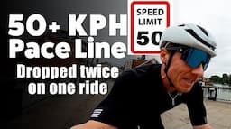 50+ KPH Pace Line | Dropped twice on one ride