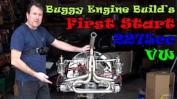 First run 2276cc VW engine (the Dune buggy engine build)