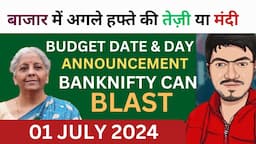 Nifty Prediction and Bank Nifty Analysis for Monday | 1 July 24 | Bank Nifty Tomorrow