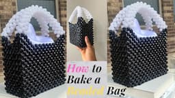 BEADED BAG TUTORIAL/HOW TO MAKE BEADED BAG/PEARL BEAD BAG TUTORIAL/BEADED BAG TUTORIAL FOR BEGINNERS