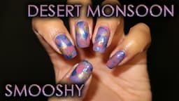 What's Up Nails Desert Monsoon Smooshy Marble | DIY Nail Art Tutorial | MSLP