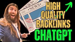 🚀 AI SEO: How I Build HIGH QUALITY PR Backlinks With ChatGPT That RANK