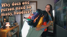 closet clean out: hoodies! (+ garden updates)