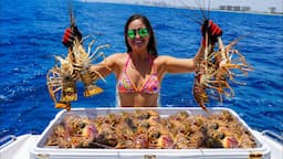 DIVING for LIMITS of LOBSTER!! Catch, Clean, & Cook!! Florida Mini Season