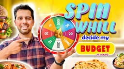 Surviving on 50rs for 24 hours 🙄🥹 || Spin Wheel Fun Challenge 😍