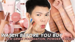 DEAR MAE LAYUG… NEW GRWM COSMETICS FOUNDATION, PRIMER, POWDER + MORE REVIEW, SWATCHES AND WEAR TEST!