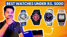 10 BEST Watches under ₹5000 ⚡in INDIA 2024 | Best watches in India for Rs.5000 - Titan, Casio, Timex