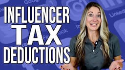 Learn How Your Social Media Influencer Business Can Pay Less Taxes