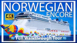 Norwegian Encore | Full Walkthrough Cruise Ship Tour & Review | 4K Ultra HD | Brand New 2023 Tour