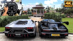 Lamborghini Aventador Ultimae & McLaren Senna | Forza Horizon 5 | Thrustmaster T300RS gameplay