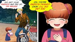 [Manga Dub] A little girl's ball hits a delinquent's motorcycle and he tells her to call her parents