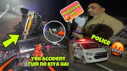 Police wale gussa ho gaye 🤬😡 || Yeh accident hmne kia h ?? 💔 || Jammu To Ayodhya ep1