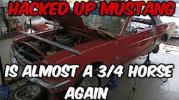 From Hack Job To A Safe Classic Car: The 1965 Ford Mustang Gets a Quarter Panel Installed. #Ford