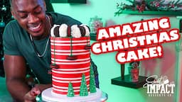 Amazing Christmas Cake Tutorial | The Sweet Impact