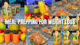 2024 MEAL PREPPING FOR WEIGHT LOSS | DETOX JUICING RECIPES | SNACK IDEAS & MORE!