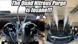 INSTALLING NITROUS WITH QUAD PURGE ON MY C7 Z06 CORVETTE!!! HOW TO & MORE!