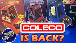 COLECO Mini ARCADE Berzerk, Frenzy & TopRacer Review with Board Swap