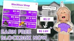 BEST ways to get BLOCKBUX for FREE | bloxburg | cloudixia ♡