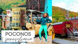 Poconos Weekend Getaway! | Couples Retreat ❤️ Jim Thorpe, Lehigh Gorge Scenic Railway,  UTV Tour +