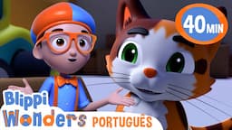 Conhecendo os Gatos! | Blippi Brasil | Desenhos Animados Educativos