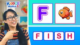 ABC Phonics and Spelling | Miss V teaches ABC Letter Sounds and Spelling Basic Words from A to Z