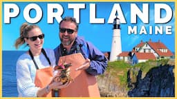 🦞🎣 Catch your own Maine Lobster?! What to see and do in Portland, Maine and Old Orchard Beach!