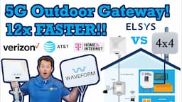 T-Mobile, Verizon, AT&T 5G Speed Test: Elsys AmpliMax Ultra vs Waveform 4x4 MIMO