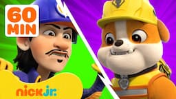 Rubble Fixes Speed Meister's Construction Builds in 1 Hour! | Rubble & Crew | Nick Jr.