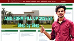 How to fill AMU Entrance FORM 2024-25| Step by step | AMU Admission form fill 2024-25