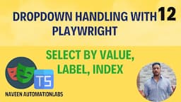 #12 - DropDown Handling With Playwright +Typescript