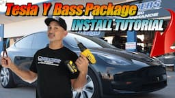 Tesla Model Y Bass Package Installation Tutorial.