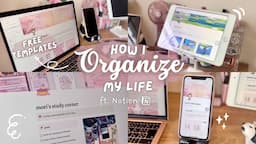 How I organize my life as a teacher, YouTuber, language learner, and a student through Notion 💻✨