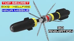 How the Bladed R9X Ninja Missile works? | AGM-114 "R9X" Hellfire | Ninja Bomb