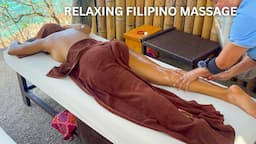 Relaxing Filipino Island Massage (Relaxing ASMR with Calming Waves)