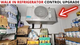 HVACR: Commercial Walk In Refrigerator Not Cooling & Repair (Walk In Beer Cooler Control Upgrade)