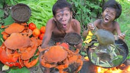 Primitive Technology- Yummy Cocking Crab Sea InJugle- Kmeng Prey