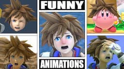 Sora FUNNY ANIMATIONS in Smash Bros Ultimate (Drowning, Dizzy, Sleeping, Star KO, & More)