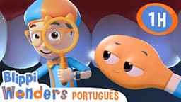 A Escova de Dentes Terrífica! | Blippi Brasil | Desenhos Animados Educativos