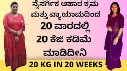 Dr.Deepa : 20 Kg Weight loss in 20 Weeks | Inspirational Transformation journey | KSF Diet Program